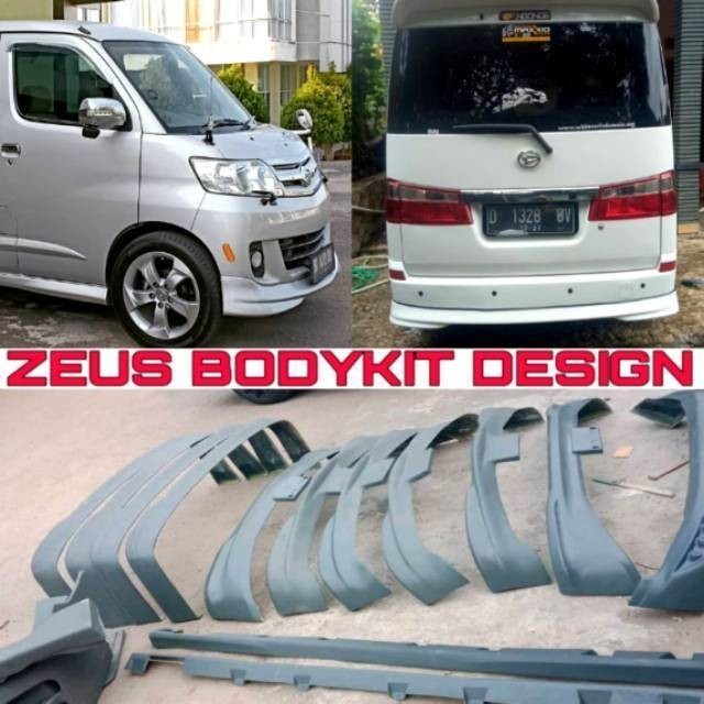 new produk bodykit LUXIO new depan belakang
