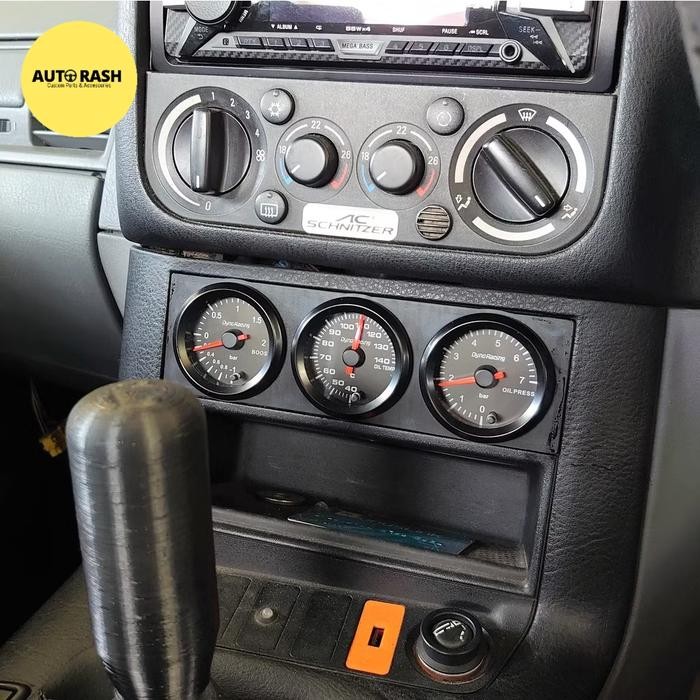 BMW E36 OBC and clock delete 52mm gauge bracket plate penutup jam - Custom