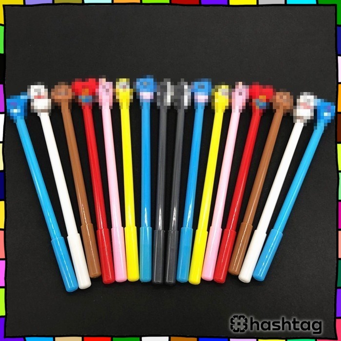 

#️⃣ PENA CUTE BLACK INK GEL PEN CARTOON BALLPOINT SCHOOL STATIONERY PENA IMPORT Y1067