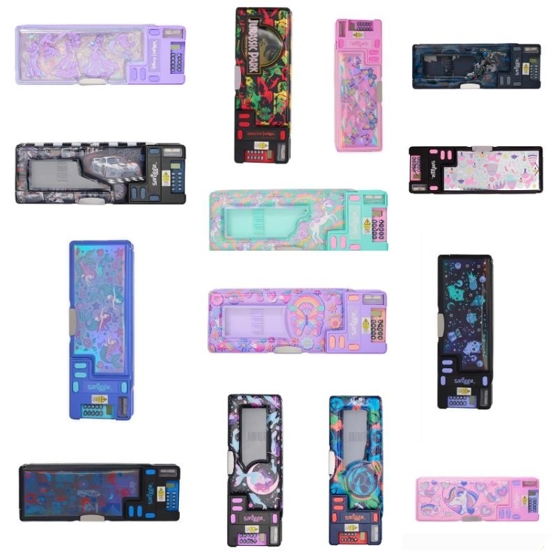 

(ORIGINAL) Smiggle Pop Out Pencil Case Minnie/Princess/Limitless/Wild Side/Jurassic/Minecraft (Tepak Tempat Pensil Smiggle Original)