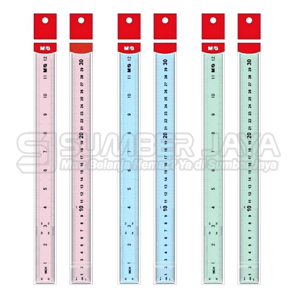 

Penggaris Anak Sekolah Ruller Metalic 30Cm Colorful M&G ARL960DL
