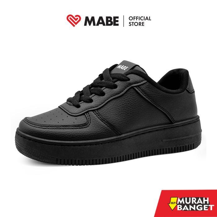 MABE Eunwoo Sepatu Sneakers Wanita Hitam Sekolah Kerja School Kets Kasual Korean Shoes Black White s