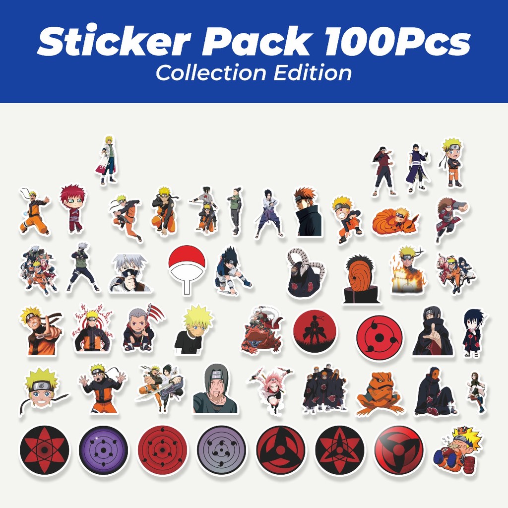 

Hot Stiker Anime Naruto Lucu Anti Air Stikers Berperekat Waterproof Sticker Decal Buat Motor Helm Buku Journal Koper Casing HP Laptop Botol Minum