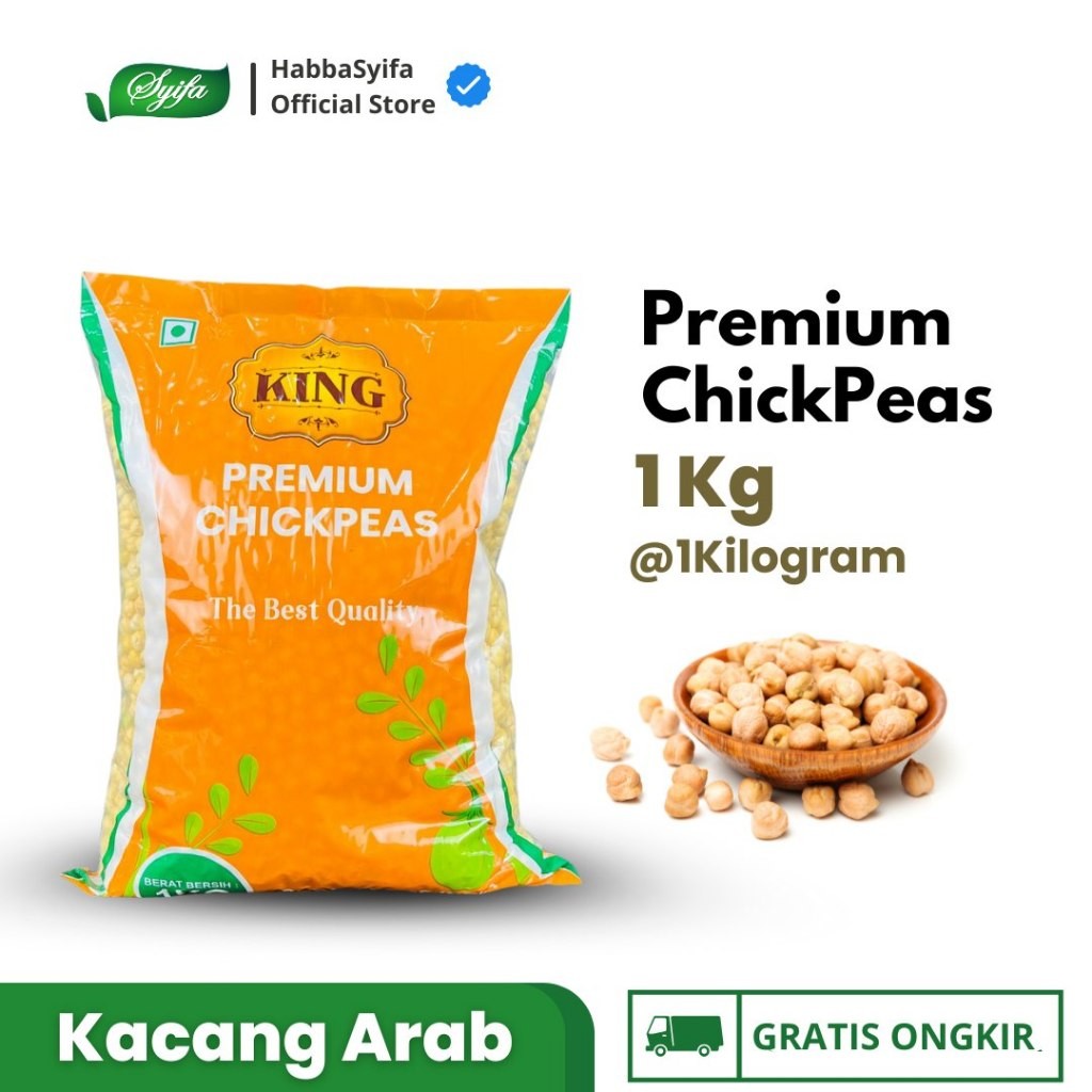 

NEW Kacang Arab 1 Kg | King Premium Chickpeas | Oleh-oleh Haji dan Umroh Asli PREMIUM