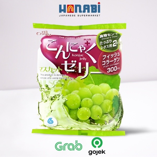 

Yukiguni Aguri Konjac Jelly Muscat 108g - Jeli Rasa Anggur Hijau Made In Japan
