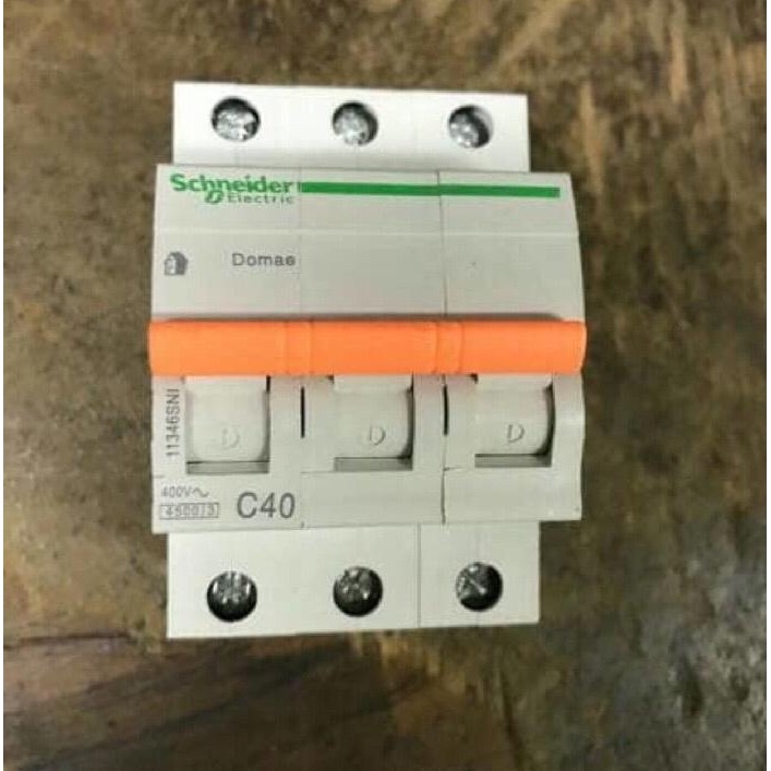 Mcb 3p 40a schneider 3phase 40ampere schneider