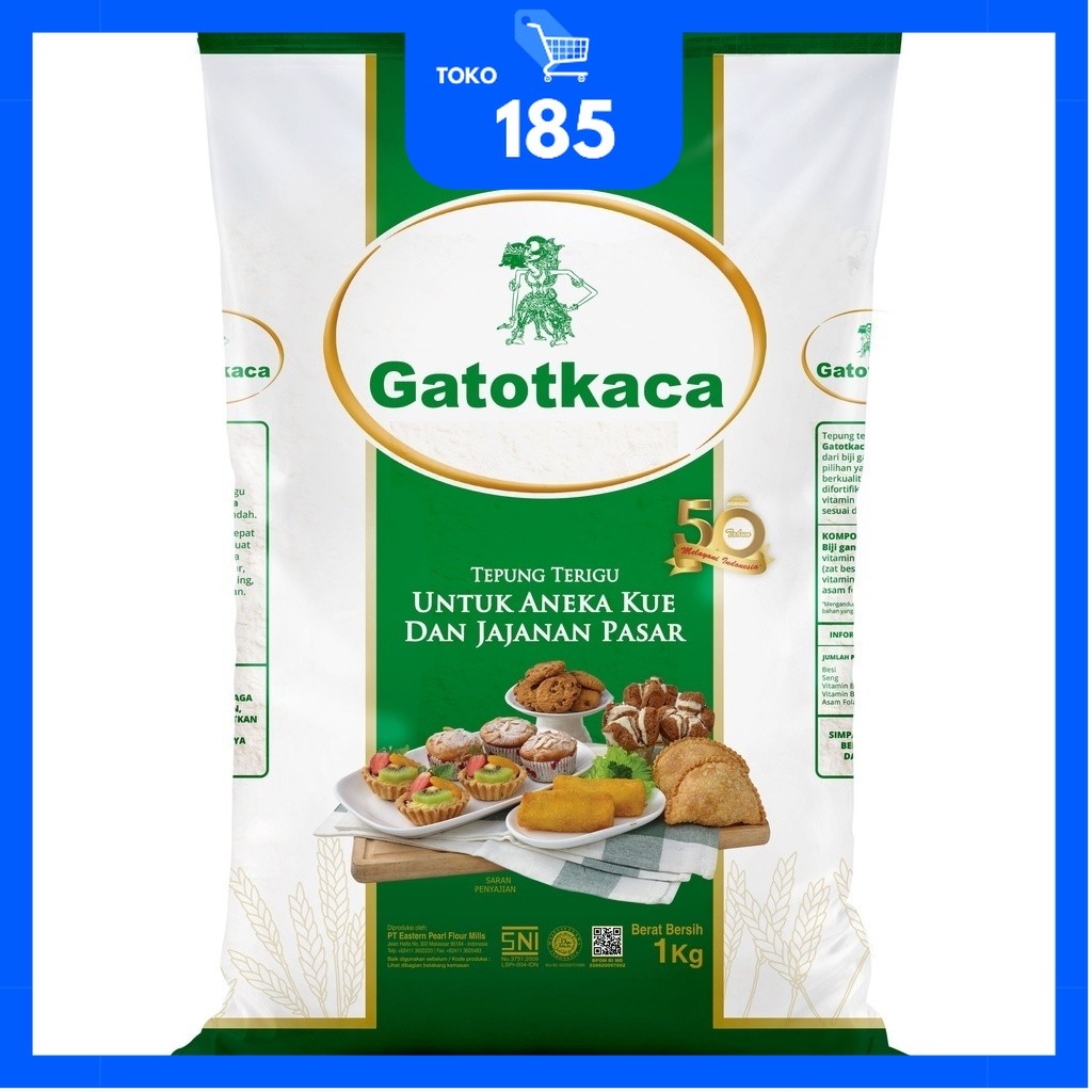 

Tepung Terigu Gatot Kaca 1 Kg Premium Quality