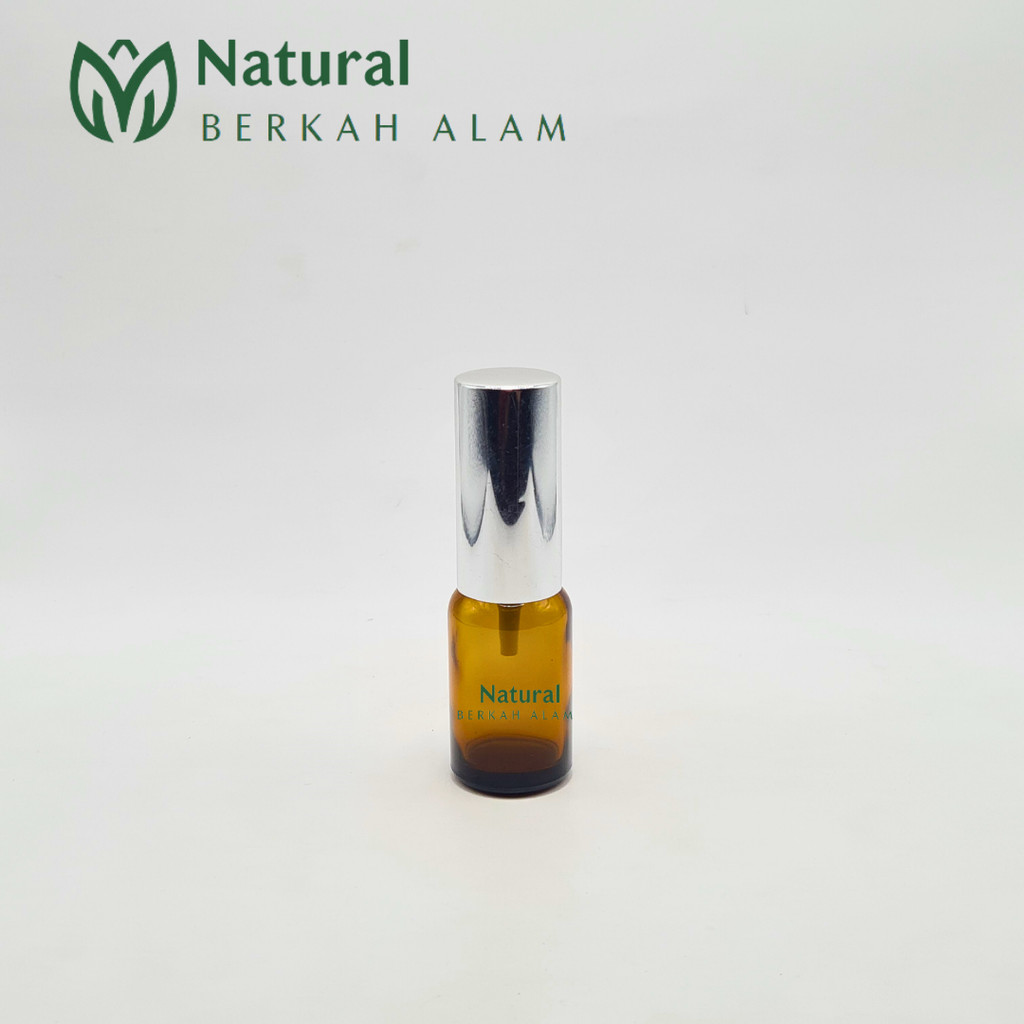 Botol Kaca Br 15 Ml Amber Original Tutup Spray Alumunium Fullcap / Botol Kaca / Botol  / Botol Parfu