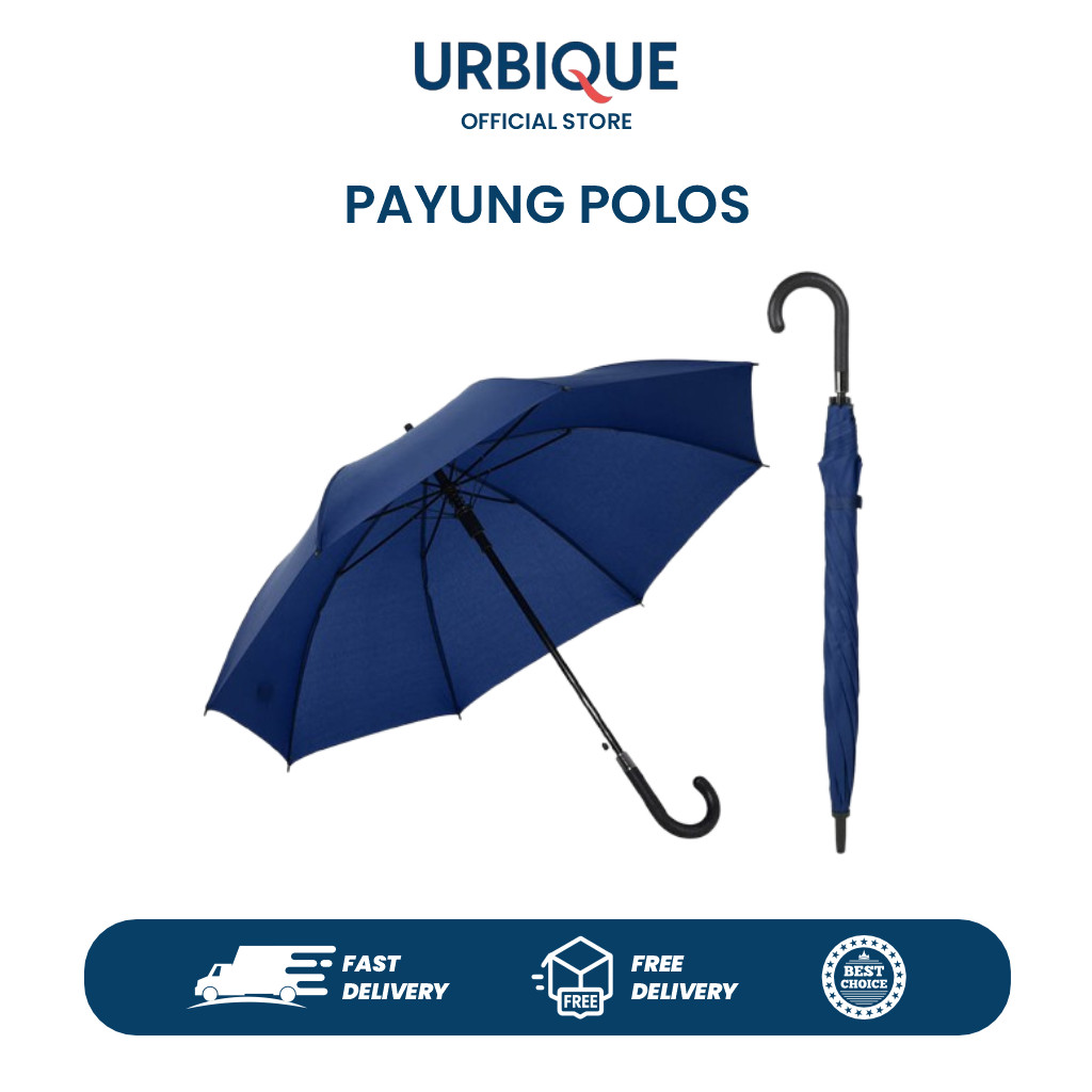 Payung Besar Golf Jumbo Mewah Polos Manual Payung Polos Jumbo Payung Jumbo Anti UV