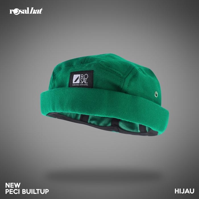 NEW PECI BUILTUP - PECI TOPI BUILTUP DEWASA BRAND ROSAL - Hijau