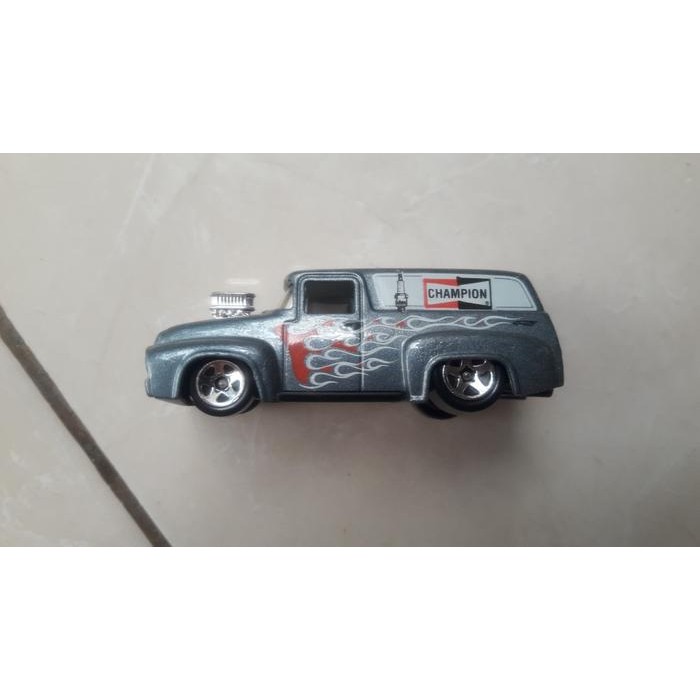DIECAST HOTWHEELS  '56 FORD TRUCK GREY R7532 LOOSE