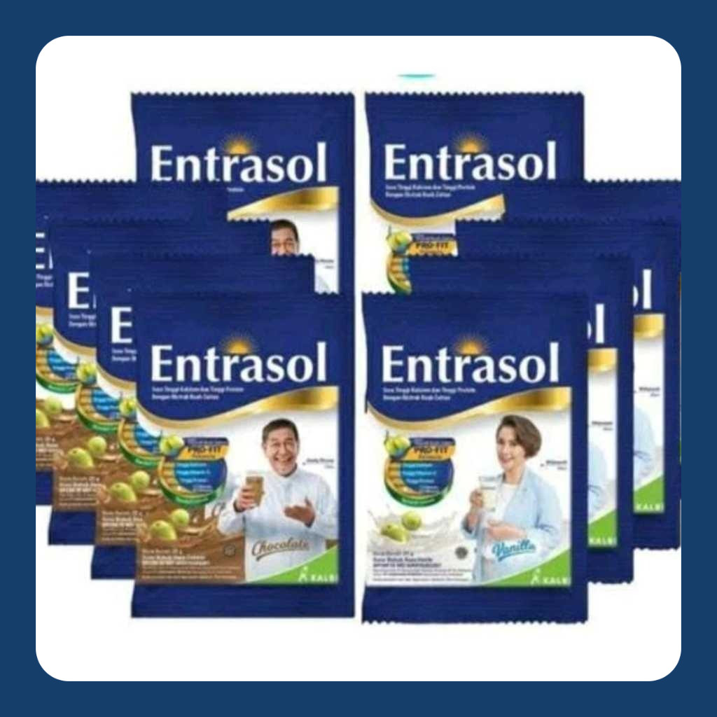

Entrasol Susu Coklat Vanilla Renceng isi 10