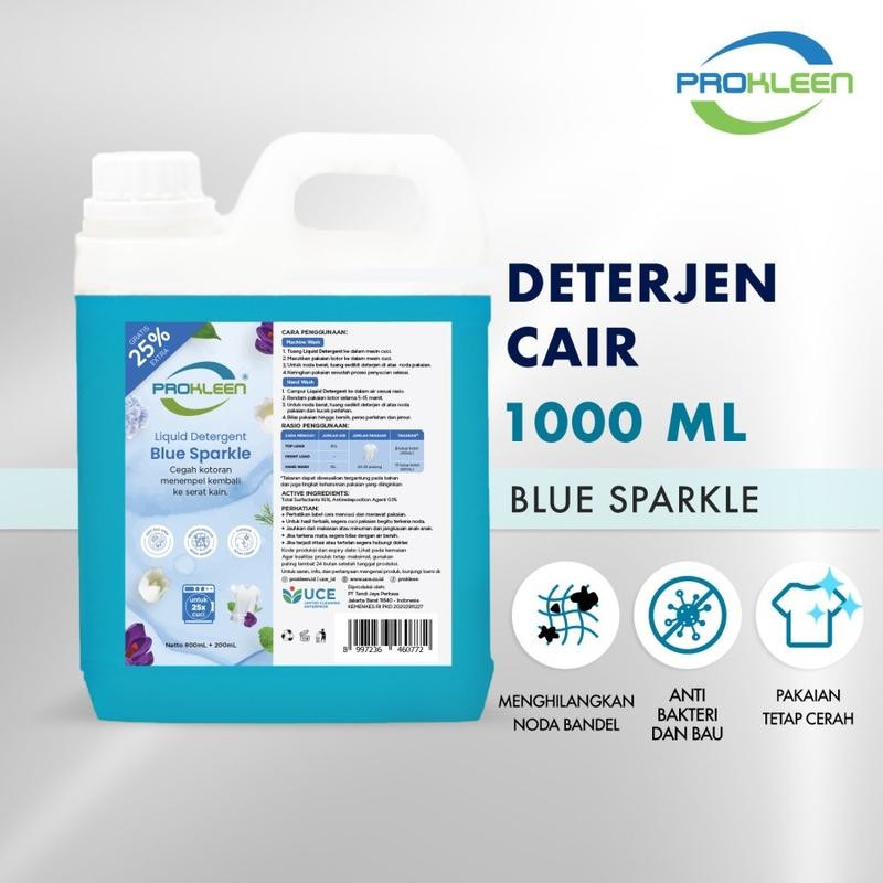 

PROKLEEN Deterjen Cair PREMIUM Laundry 800mL(BONUS ISI 25%)KONSENTRAT