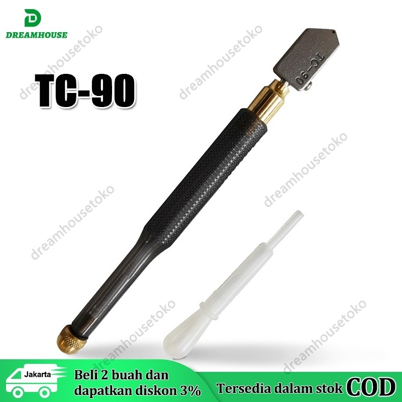pisau potong kaca toyo tc 90 asli jepang pisau pemotong kaca alat potong kaca alat pemotong kaca ori