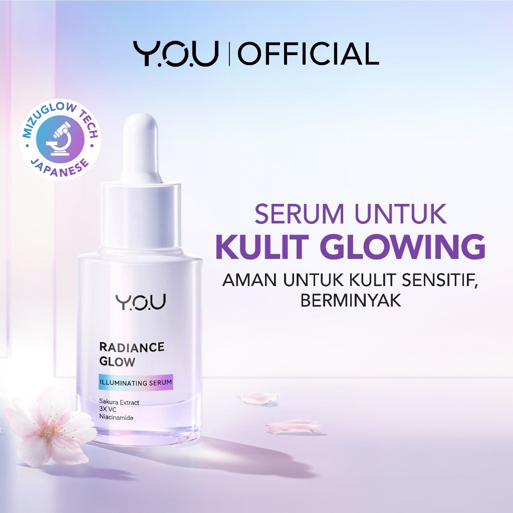 GEM BEAUTY - YOU Radiance Glow Illuminating Serum | Brightening Vitamin C Niacinamide | Gentle Glowi