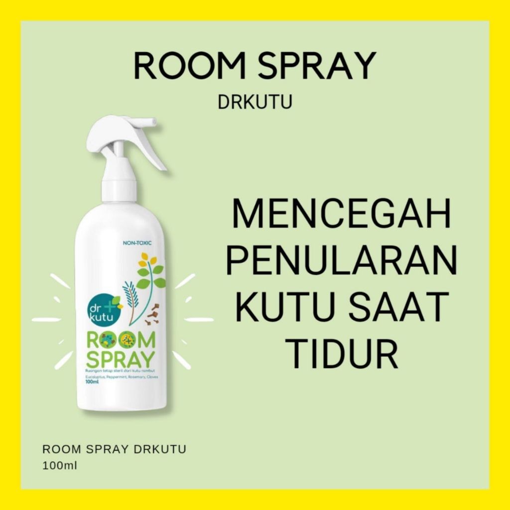 ROOM BED SPRAY Pembasmi Anti Kutu Rambut Disinfektan Di Kasur Drkutu