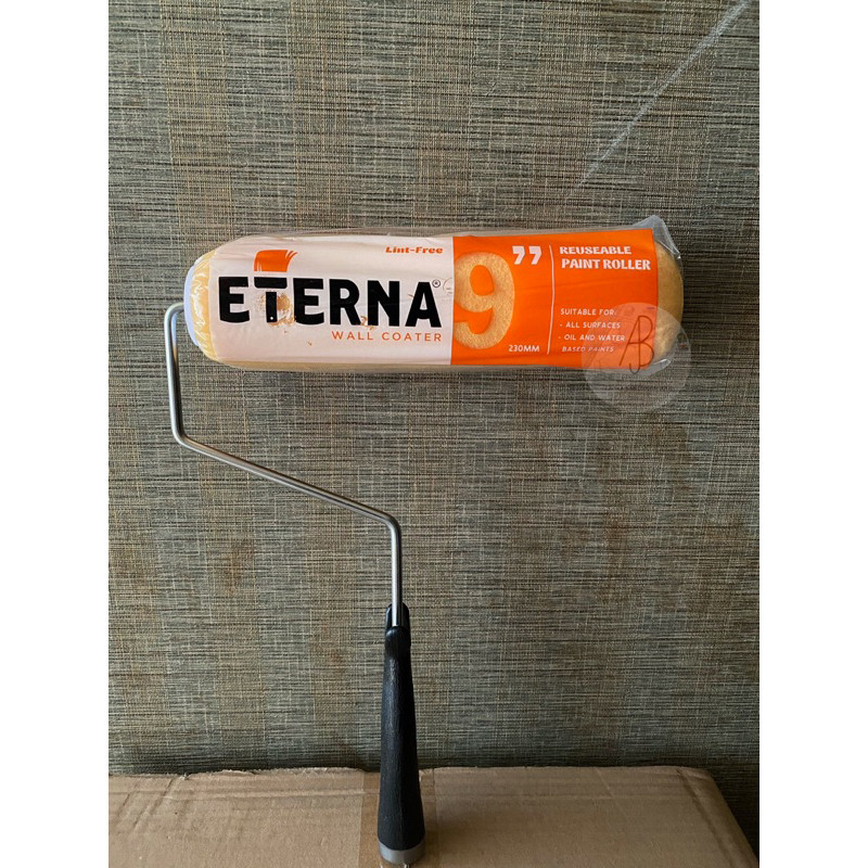ETERNA Kuas Roll COPOT ETERNA (KUNING) / Kuas Roller Cat Tembok ETERNA 9”