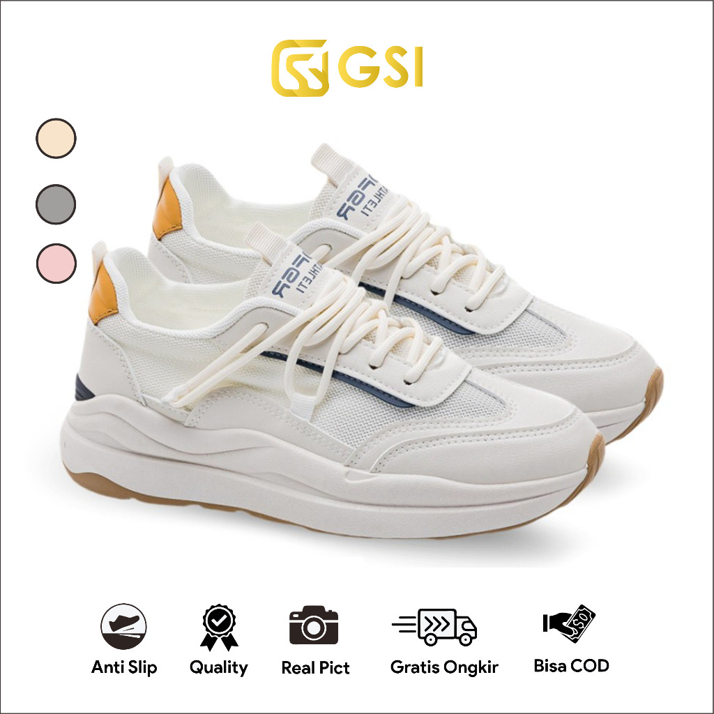 TOMOYSHOP GSI  Kana 1270 Sepatu Sneakers Import Sepatu Wanita Trendy Casual Wanita Import SIZE 37-40