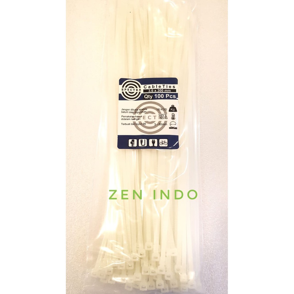 Kabel Ties 30cm Qty 100pcs