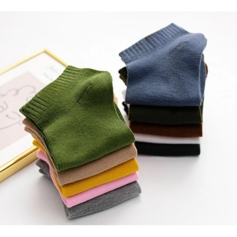 Kaos Kaki Pendek Motif Random Lucu Spandek Katun Elastis _HRs