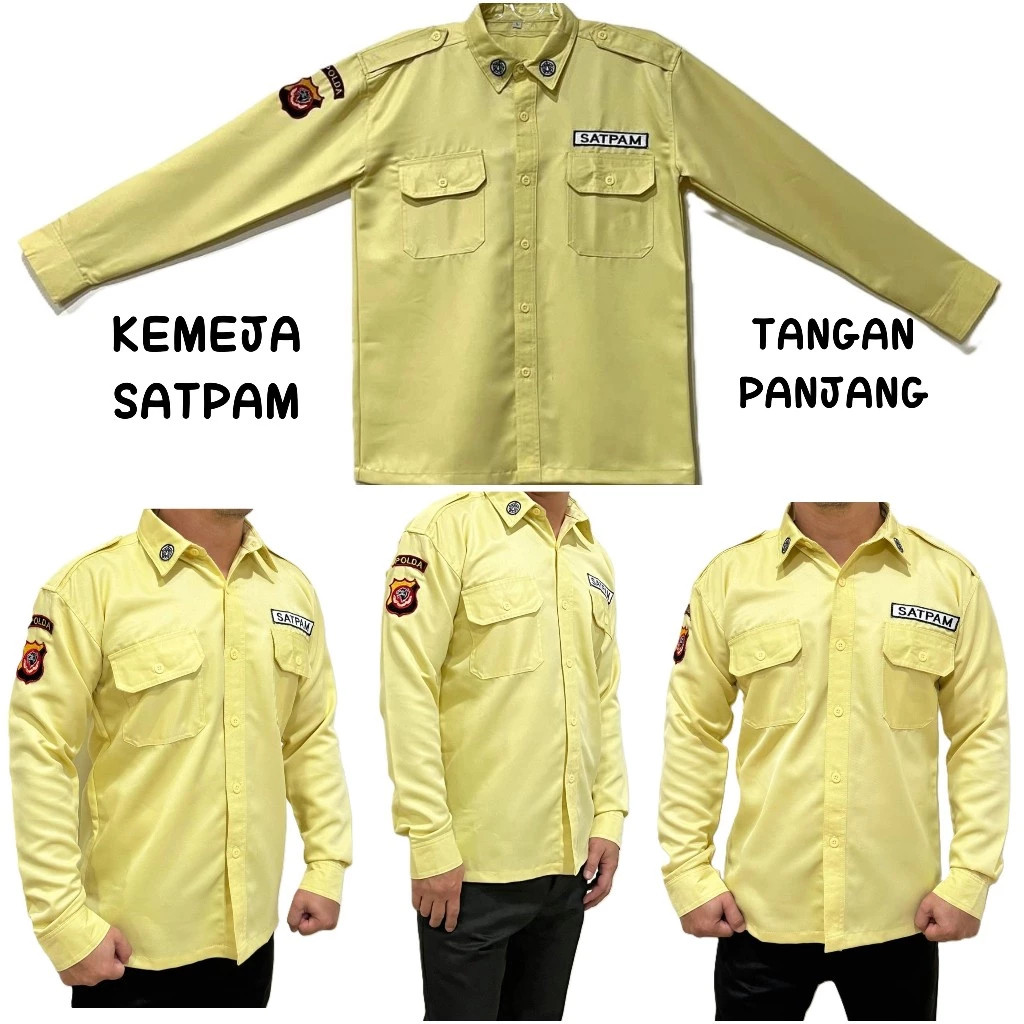 Seragam PDL Satpam Warna Baru - Seragam PDL Satpam Krem
