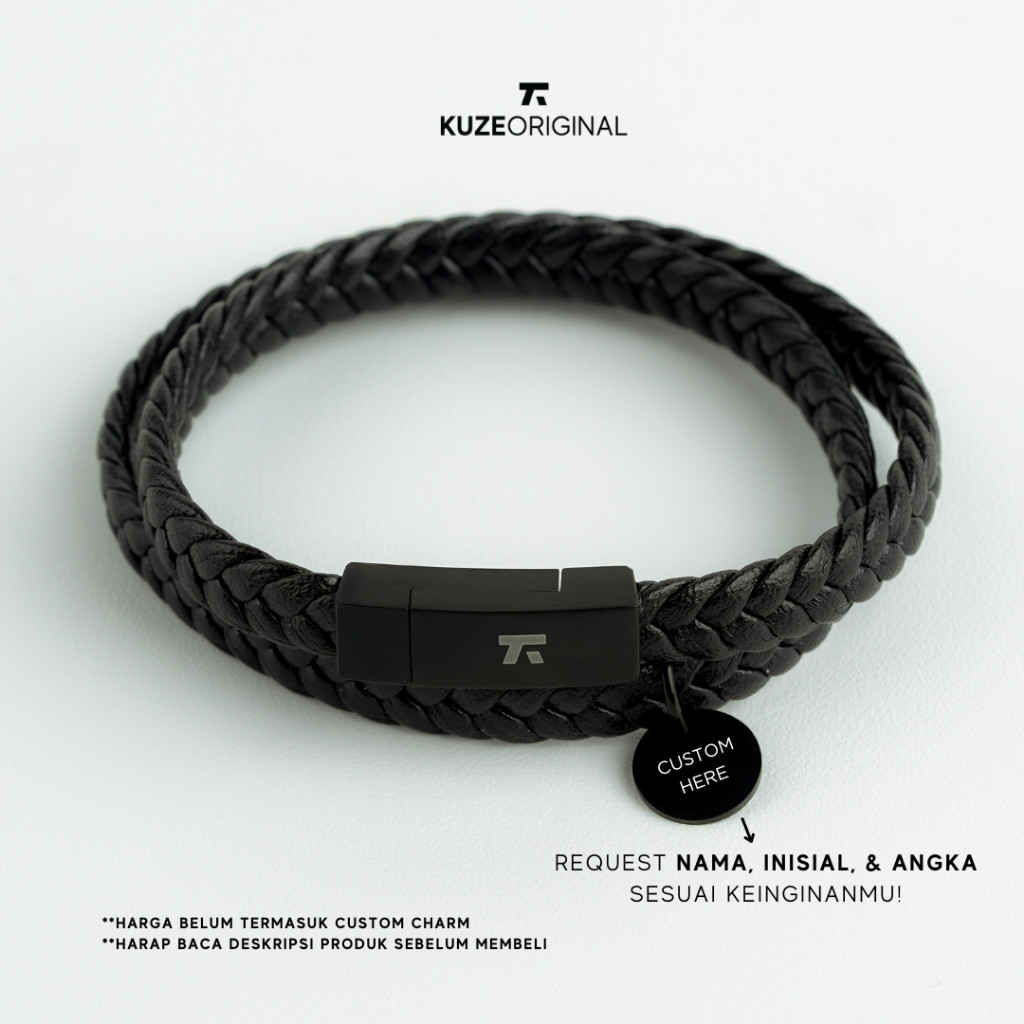 Kuze Original Gelang Kulit Oxford Twist