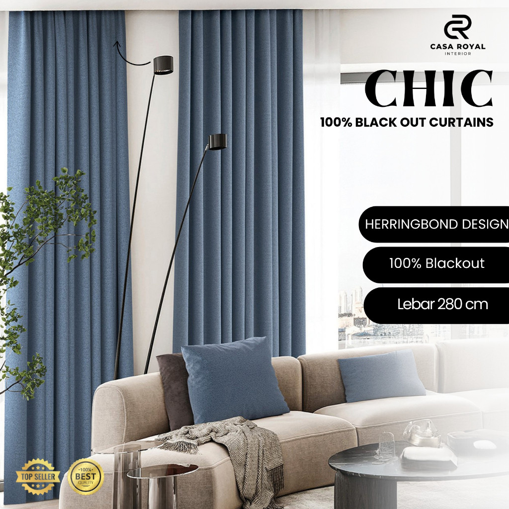 (CHIC) BAHAN KAIN GORDEN BLACKOUT/ KAIN GORDEN LINEN/ BAHAN GORDEN/ BAHAN GORDEN AESTETIK/ KAIN GORD