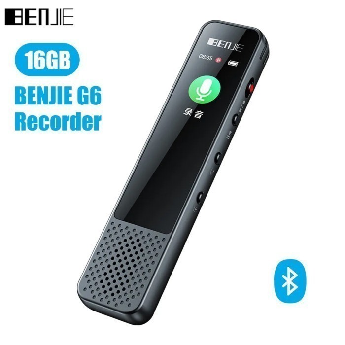 Sky88 BENJIE G6 16GB Voice Recorder With Speaker Bluetooth MP3 Player DSP Noise Reduce
