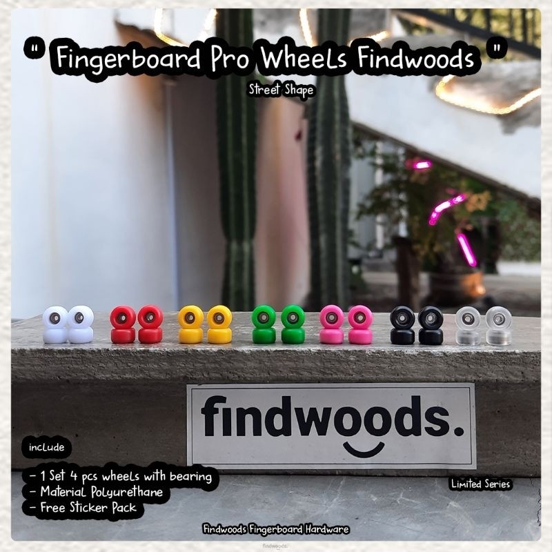 Wheels Pro Fingerboard Findwoods Street Shape