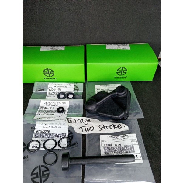 KARET SEAL ORING SUPERKIPS SET KAWASAKI NINJA R NINJA SS NINJA RR OLD RR NEW ORIGINAL