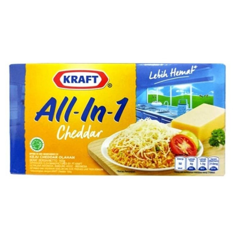 

Kraft cheddar all in 1 keju 150 gram - ARM