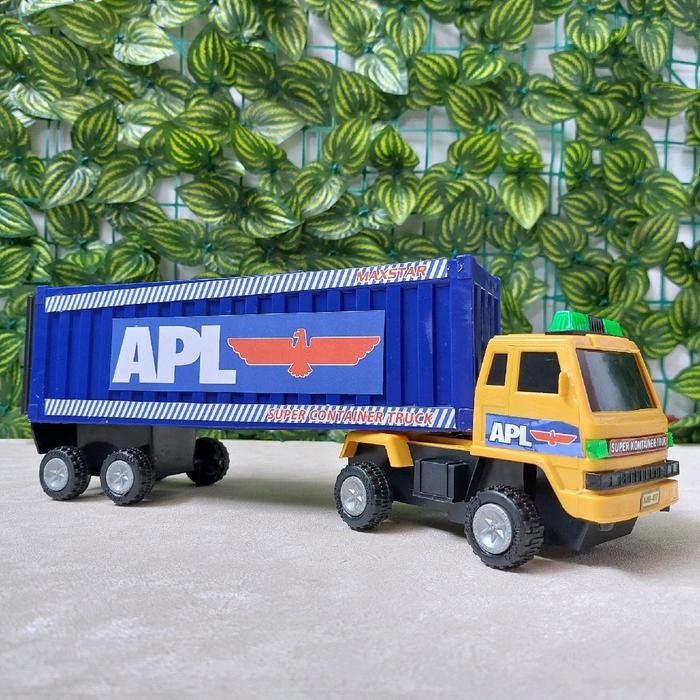 RAZZ Mainan Anak Truk Box Expedisi Mobil Mobilan Truk Kontainer - APL