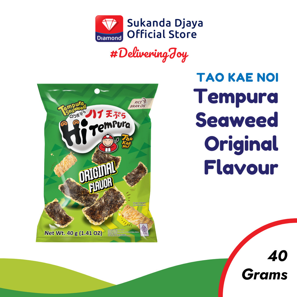 

Tao Kae Noi Rumput Laut Tempura Seaweed Original 40 gr