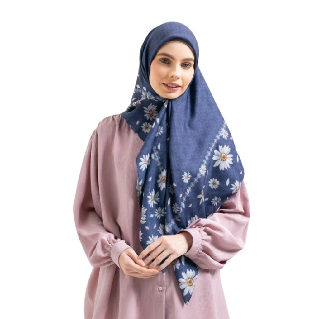 CUCI GUDANG DAISQA SCRAFT ZOYA - Kerudung Hijab Segi Empat Scarves Motif Voal Printing Promo Diskon 