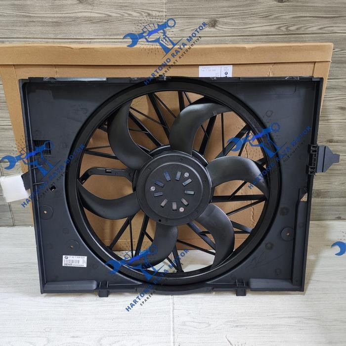 Extra Fan Kipas Radiator BMW E60 E61 Original 17427526824 Extrafan BMW E60 6 Daun Kipas