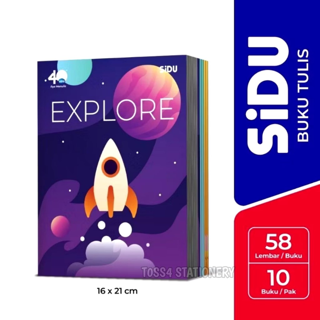 

(ISI10 BUKU) BUKU TULIS SIDU ISI 58 LEMBAR / BUKU ANAK SEKOLAH T0SS4 STATIONERY