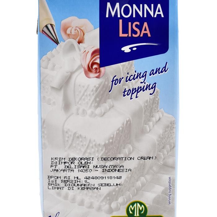 

monna lisa For icing and topping Cream - 1000 ml