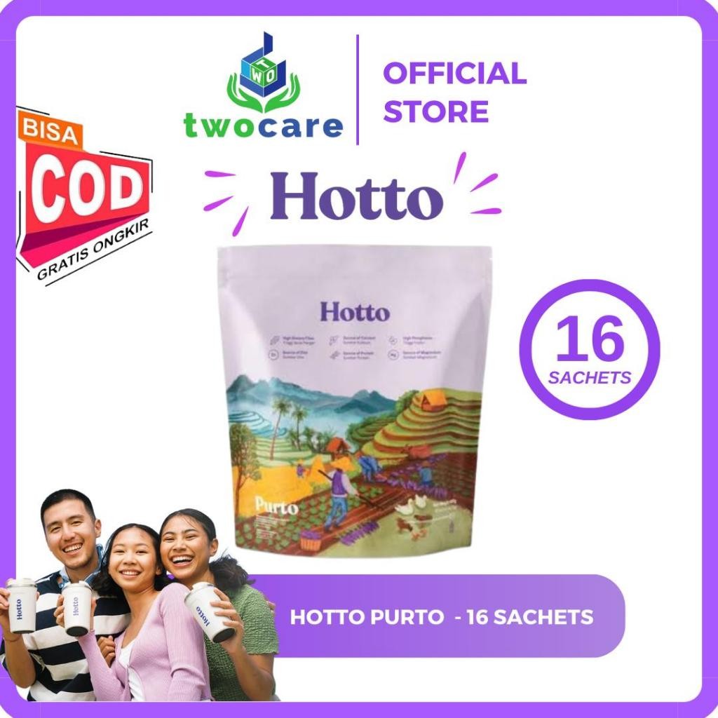 

Hotto Purto Multigrain with Purple Potato 1 Pouch Isi 16 Sachet Minuman Kesehatan