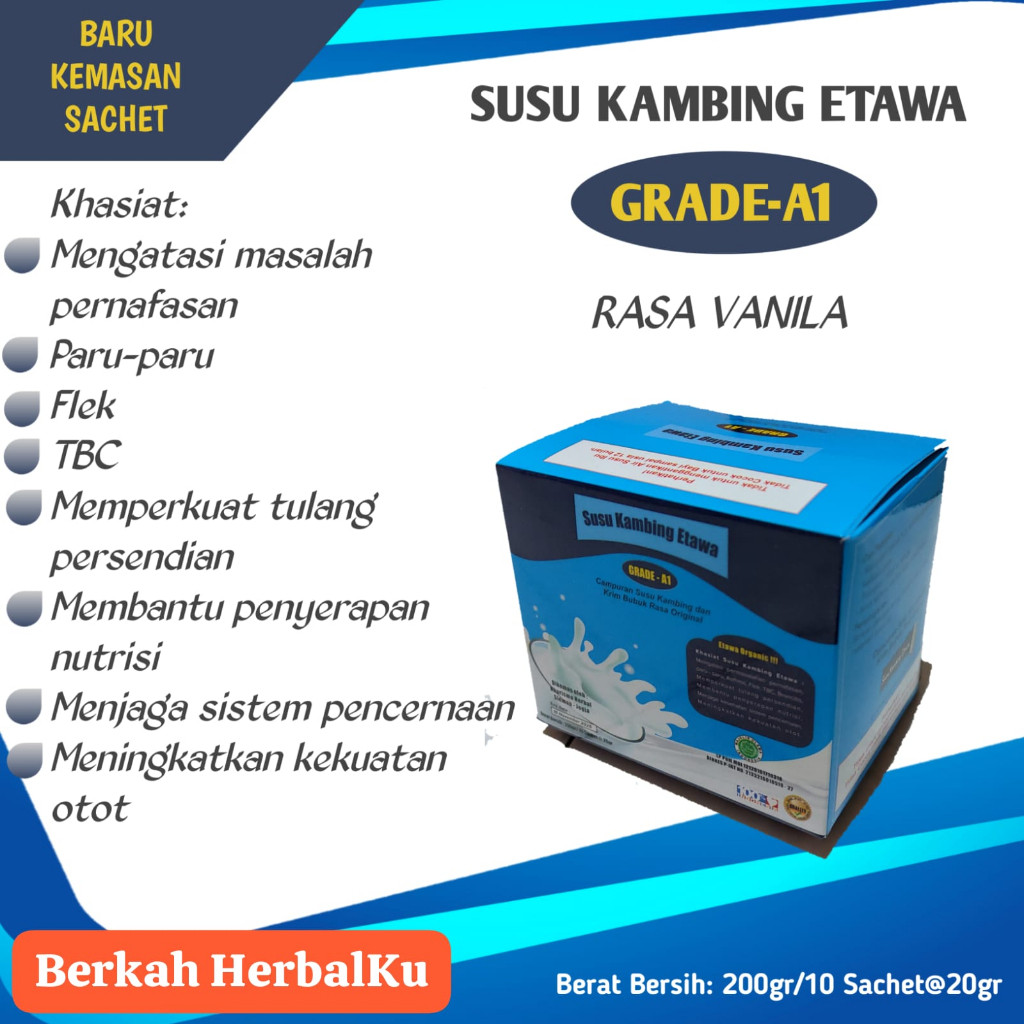 

Mengatasi berbagai penyakit susu kambing Grade A1 Rasa Original dan Coklat bisa COD juga