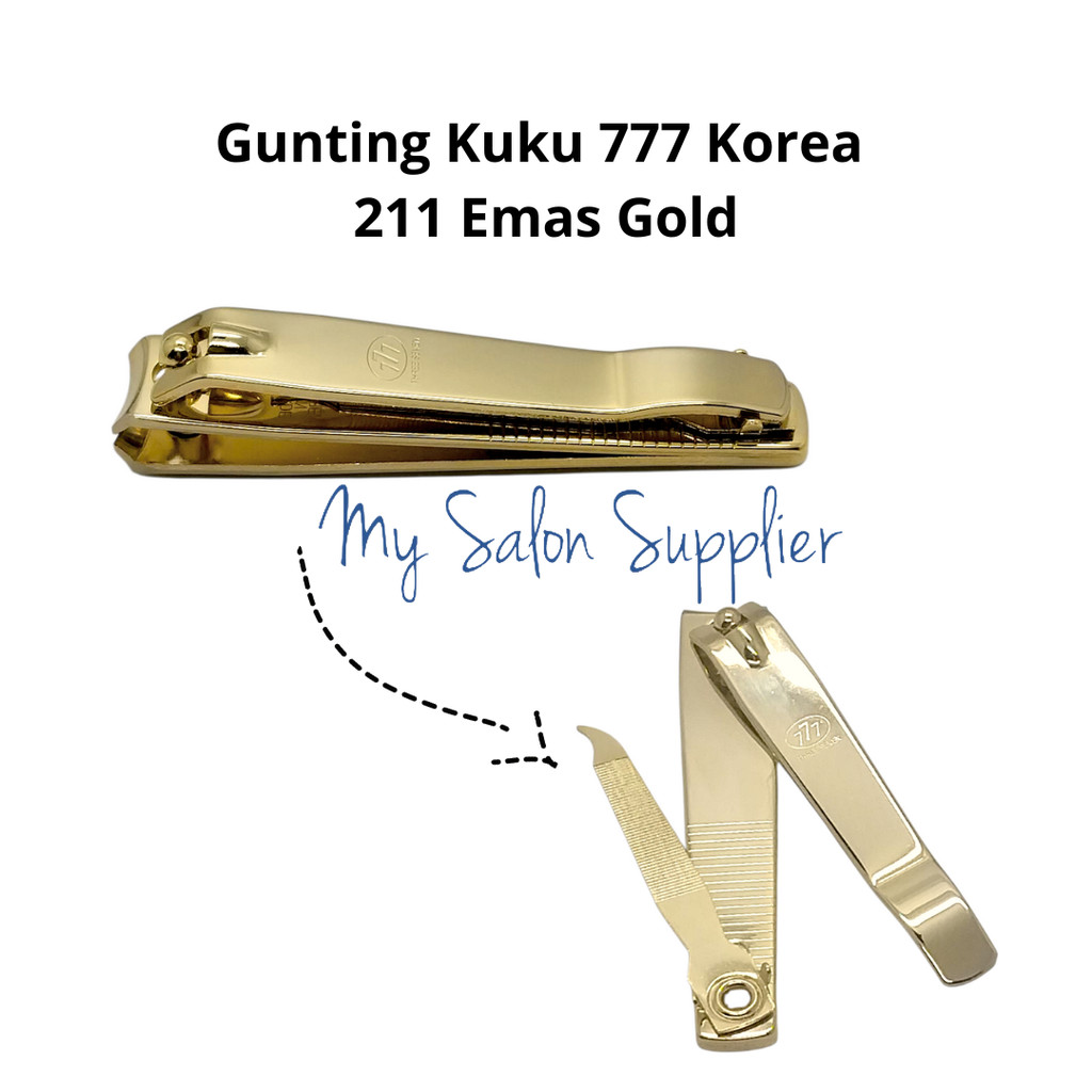 Gunting Kuku 777 Korea 211 Emas Besar