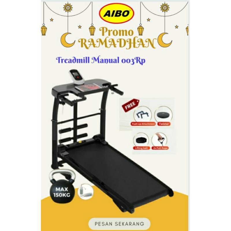 AIBO FITNESS & HEALTH BANJARMASIN - Treadmill Manual M21 / Treadmill Manual 131 Alat Olahraga / Trea