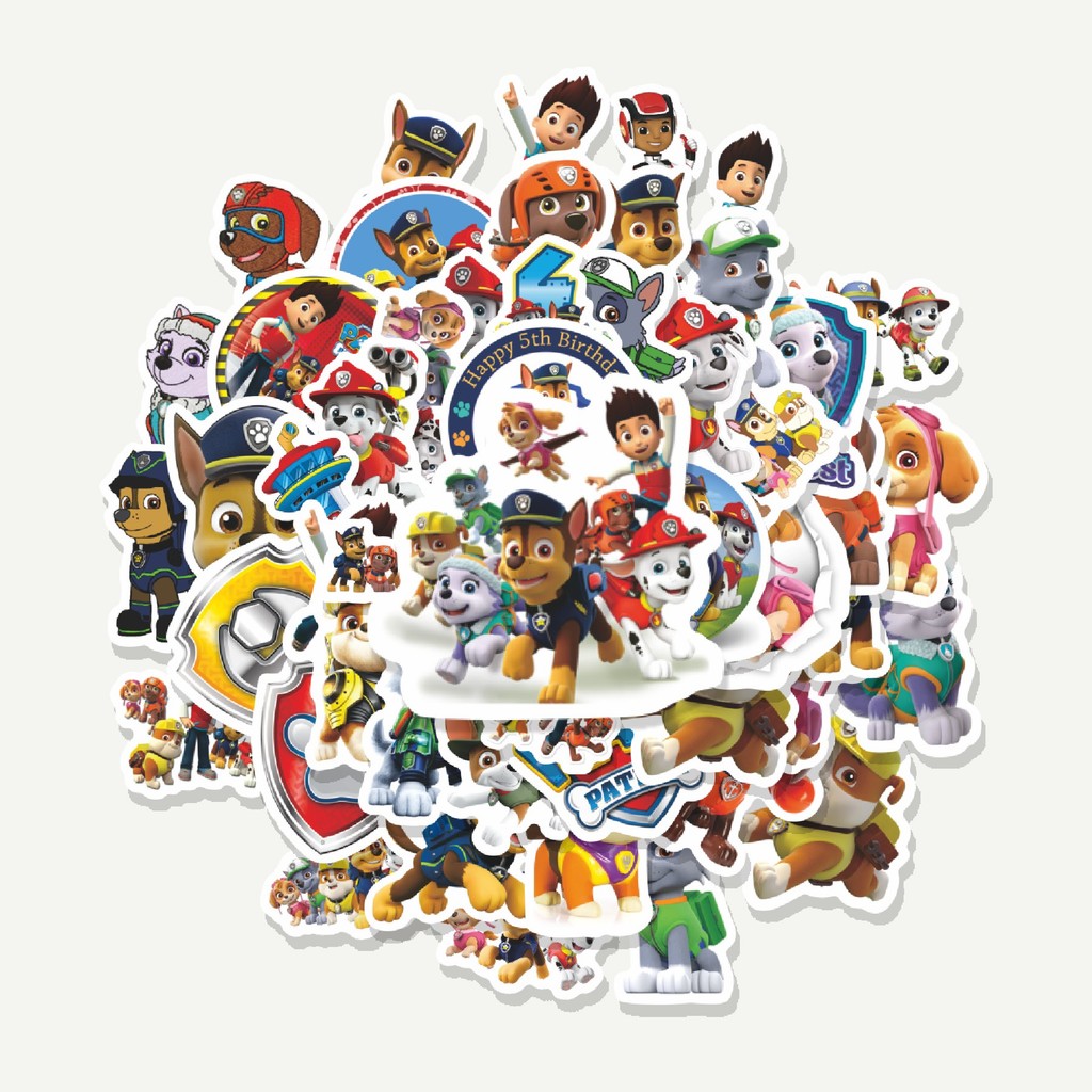 

Sticker Pack Sticker Kartun Paw Patrol Sticker | Sticker TUMBLR | Stiker LAPTOP KOPER HELM