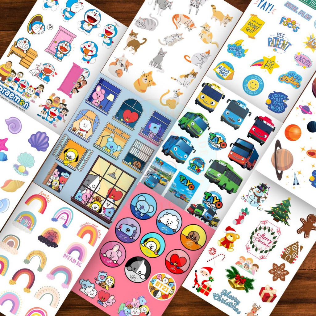 

Stiker Lucu Tema Random | Stiker Doraemon |Stiker BT21 |Stiker Vintage |Stiker Deco |Stiker Tahan Air | Stiker tahan Cuaca | Stiker estetik | Stiker Murah
