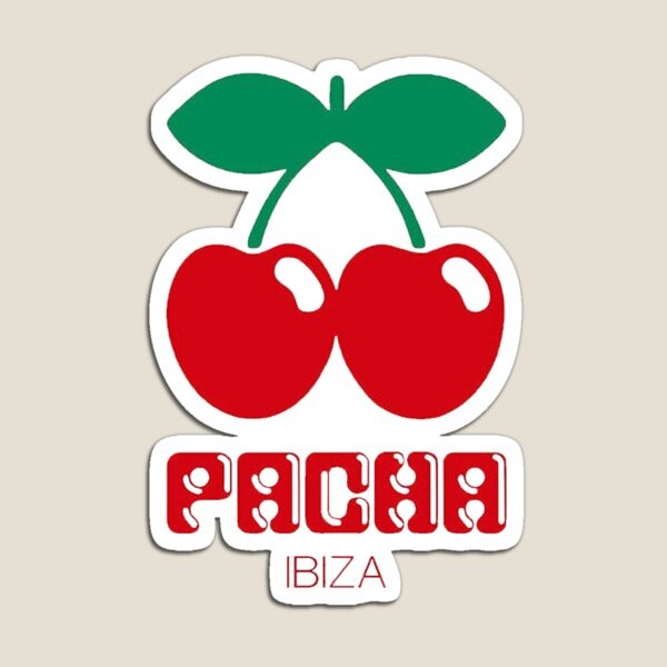 

Pacha Ibiza T Shirt Techno T Shirt R Magnet Baby for Fridge Organizer Stickers Cute Home Holder Toy Children Colorful Decor