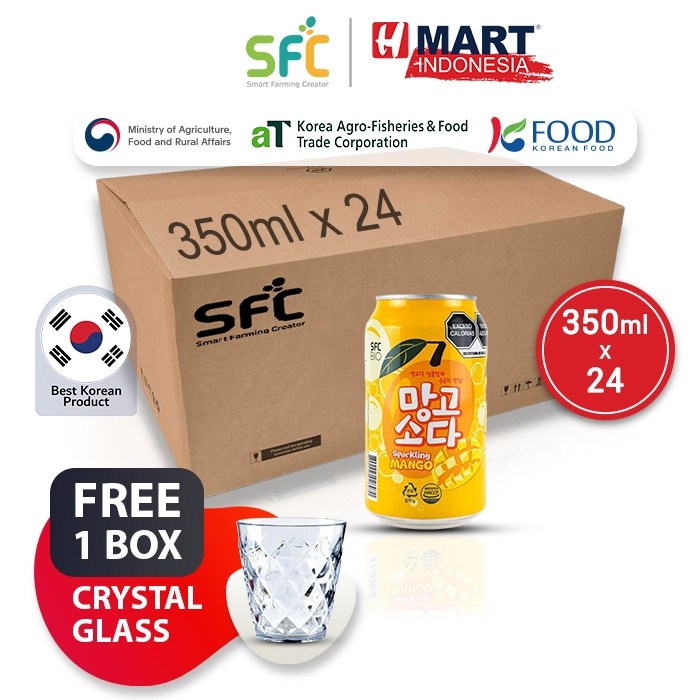 

SFC Sparkling Mango - Minuman Rasa Mangga Berkarbonasi 350ml 1 Dus (isi 24pcs)