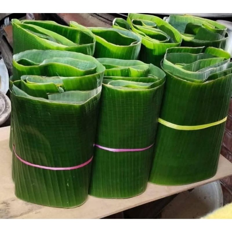 

daun pisang segar siap pakai per 1kg H. O. A