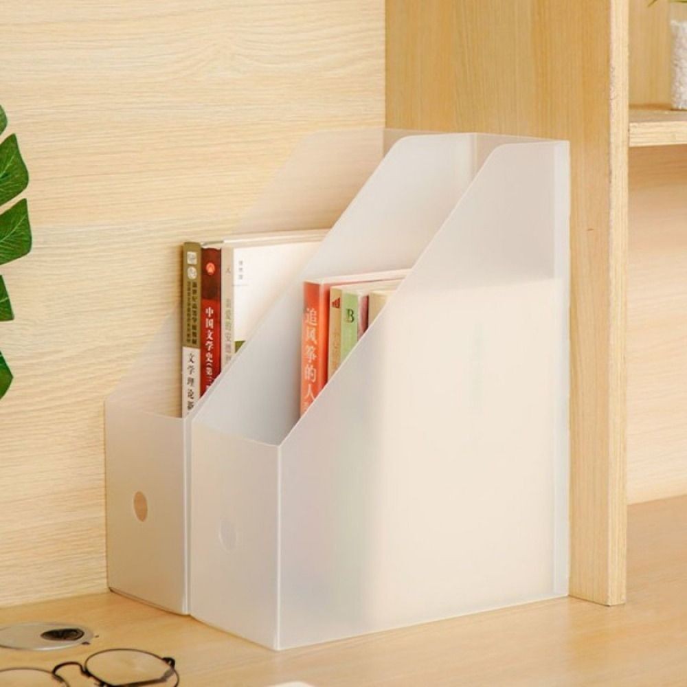

Desktop File Folder Book Magazine Holder Desk Document Paper Vertical Storage Organizer Stand Shelf Rack