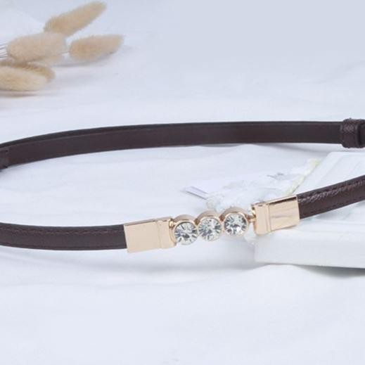 Ikat Ban Pinggang Adjustable HOT TREND A162 Korea Fashion Kulit Gasper Kecil Sabuk Cewe Belt Wanita 