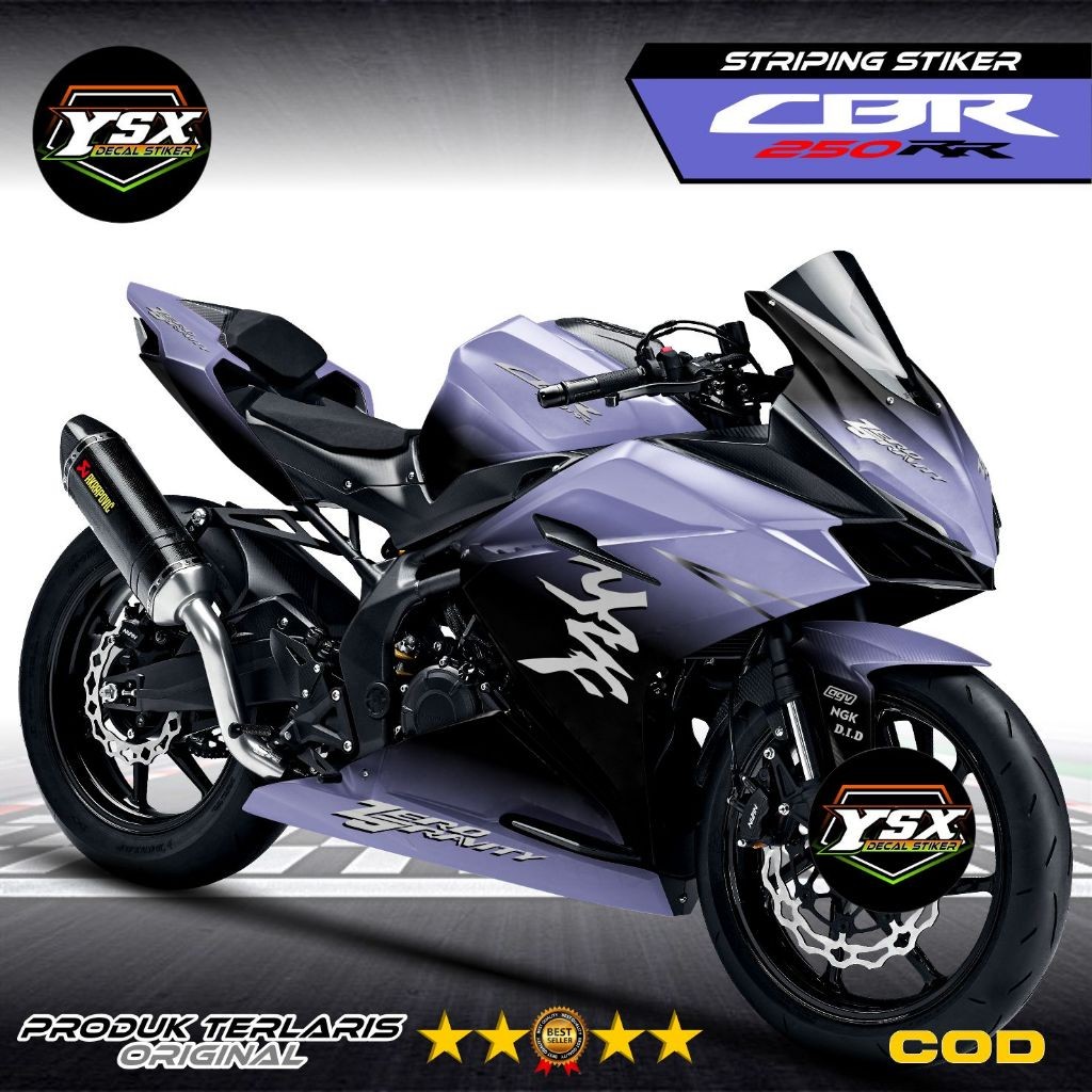 Decal CBR 250RR stike pelindung body Full Model 2 Warna
