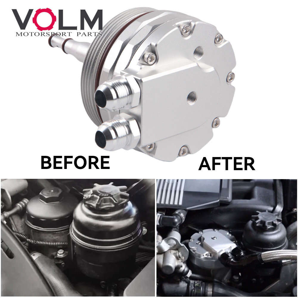 Engine Oil Cooler Adapter Oil Filter Cover Cap For BMW E46 E36 E39 E60 E61 323i 328i 325i 330i 525i 